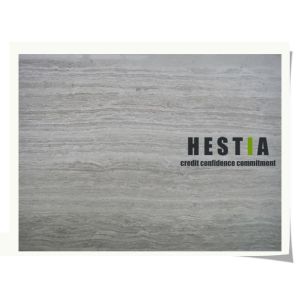 China Grey Wood Grain Marble Slabs on sale