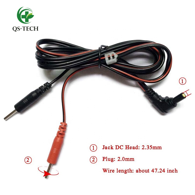 Replacement Electrode Leads Wires/Cables- 2.35mm Safety-Plug with Standard 2mm Pins Connectors 2 buyers