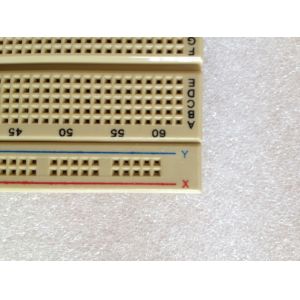 Brown ABS Transparent Breadboard Self - Adhesive Electronics Test Board