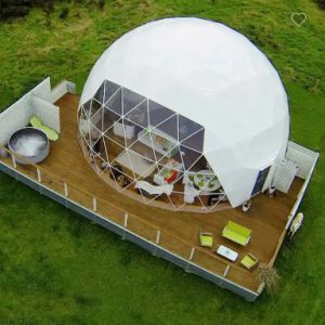 large outdoor luxury waterproof glamping 6m geodesic dome tent hotel