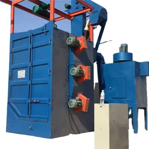 Buy Hook Hanger Type LPG Cylinder Derusting Machine Shot Blasting Machine at wholesale prices