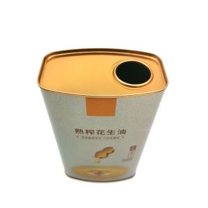 China Factory Price 500 Ml F-style 1L Square and Round Olives Oil Tin Empty