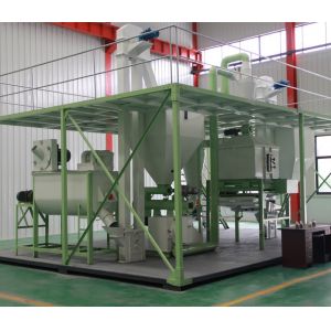 55kw Small Customized Poultry Feed Production Plant Container Building Block