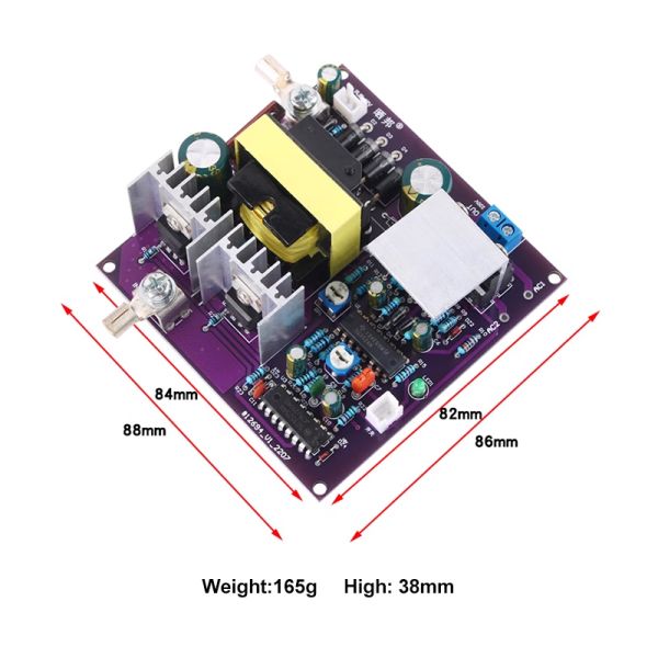 Standard Mounting Type 300W Boost Converter 12V to 220VAC 50Hz DC-AC Step-up Inverter