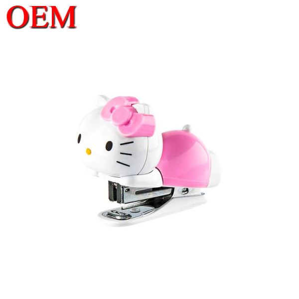 Plastic Custom Cute Kitty catAnimal Shape Office Stapler/School Stapler for students