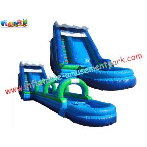 Renting Commercial, Home Backyard PVC tarpaulin Outdoor Inflatable Water Slides