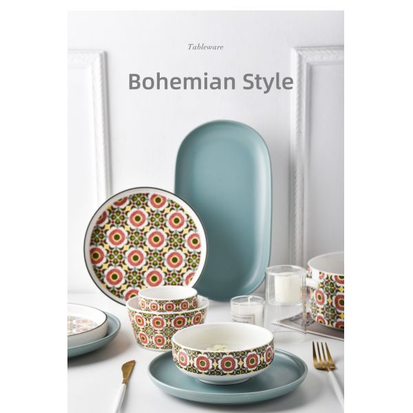 Presents Porcelain Ceramic Dinner Set For Women'S 2024 Christmas Table Set