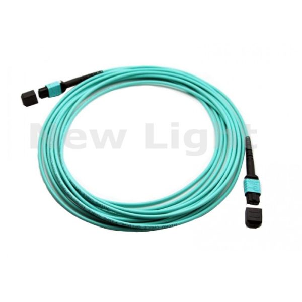 MPO - MPO 12 Core OM3 Multimode Fibre Optic Cable , 3M Pre Terminated Fiber