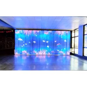 Outdoor Transparent Led Film Display Heavy Duty Customizable