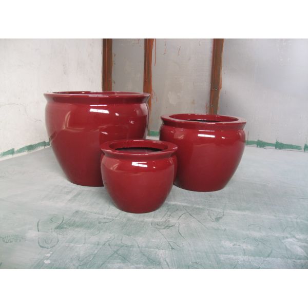 Fiberglass Plant Pot With Variety Of Sizes Fiberglass Flower Planters Matte Finished Customized