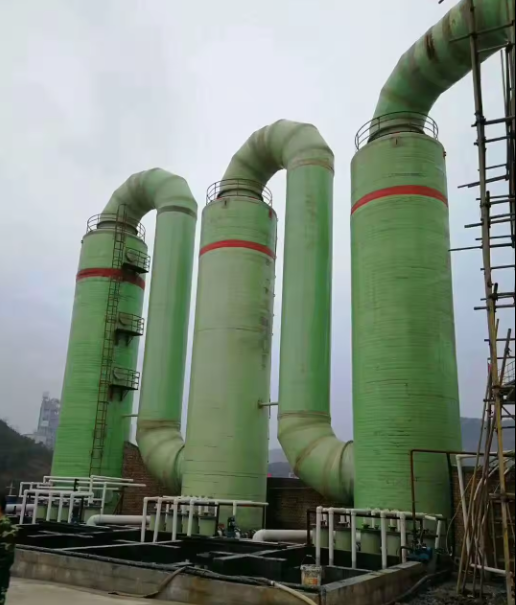 Quality Frp Spray Acid Mist Absorption Tower Corrosion Resistance Grp Acid Mist Purification Set Tower FRP Factory Price