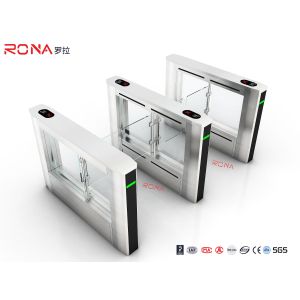 China Dual Direction Control Swing Gate Turnstile Pedestrian Access 10 Pairs Servo Motor on sale