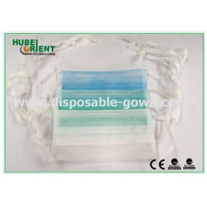 Non Reusable Breathable Double Ties Nonwoven Face Mask