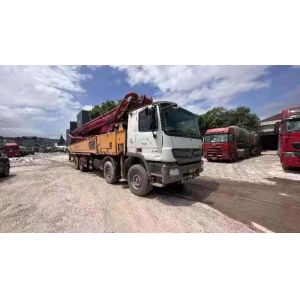 Used Putzmeister 53m Concrete Pump Truck with 6 Section Boom in Perfect Condition