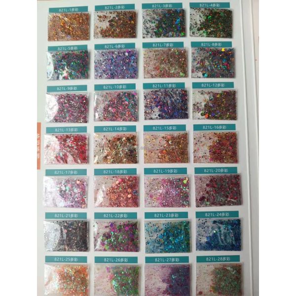 Craft and Christmas Item Type Indoor Christmas Decoration Chunky Glitter Mixes in Bulk
