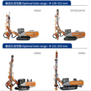 Integrated Hydraulic Fully Automatic DTH Surface Rock Blasting Drill Rig