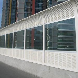 Highway Sound Reduction Transparent Noise Barrier For Road