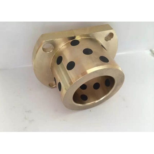 Buy Hydraulic Cylinder Casting Flanged Bronze Bearings 60 HB Hardness at wholesale prices