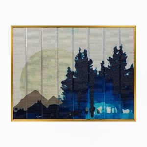 China Home Decor Night Scene Ribbon Abstract Paintings on sale