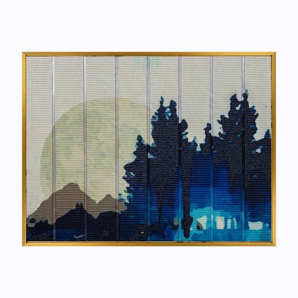 Buy Home Decor Night Scene Ribbon Abstract Paintings at wholesale prices