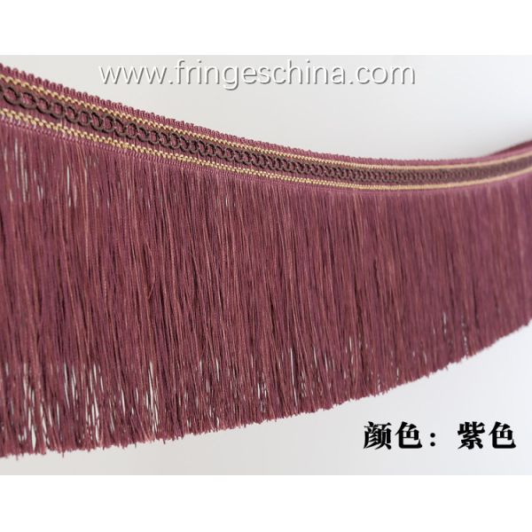 Latest decorative OEM custom design tassel fringe for curtain cushion trimmings