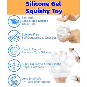 Silicone Squeeze Toys Slow Rebound Non-toxic Custom Food Grade Platinum Curing