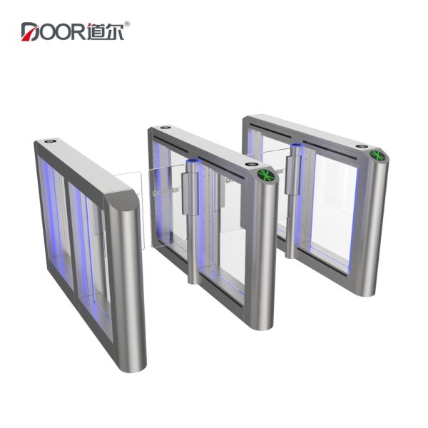 304Stainles Steel Speed Gate Turnstile Crow Control Anti-Fingerprint LED