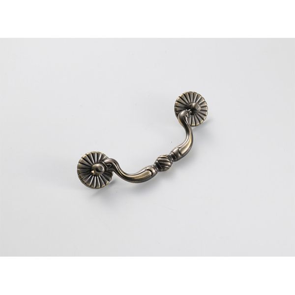 Buy Bronze Brushed Furniture Hardware Drawer Pulls 53.1 G For Dresser / Wardrobe at wholesale prices