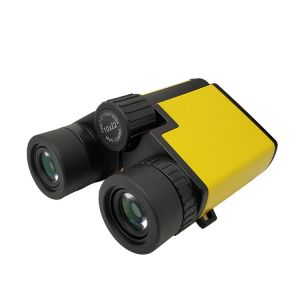 10x22 Yellow Kids Binoculars Plastic Bird Watching Binoculars Telescope