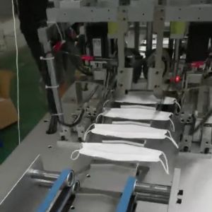 4KW 50HZ Mask Manufacturing Machine With PLC Control System