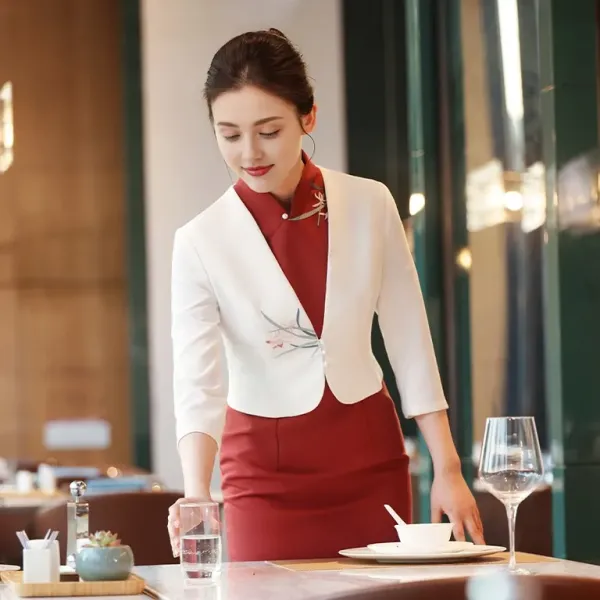 Elegant Banquet Hostess Dress for Special Occasions and Events