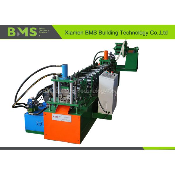 Buy Fast Shelf Support Keel Racking Roll Forming Machine For Z Beam Profile at wholesale prices