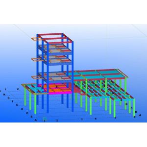 Modern Prefabricated Steel Frame Building For Industrial Warehouse Use