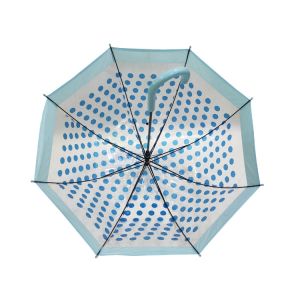 Windproof Apollo Element Dot Transparent Rain Umbrella