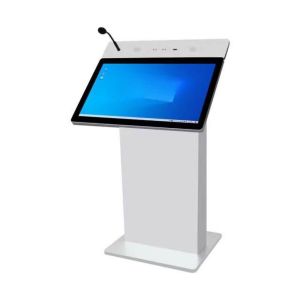 E Classroom Multimedia Podium Smart 350nits Brightness Computer Podium
