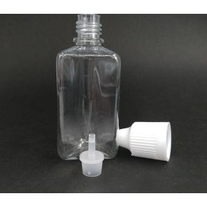 30ml Triangular Shape Plastic Bottle PET With Dropper Tip
