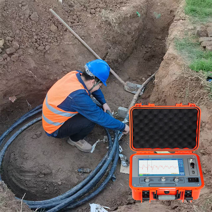 Smart Cable Fault Locator TDR with 80MHz Sampling Frequency