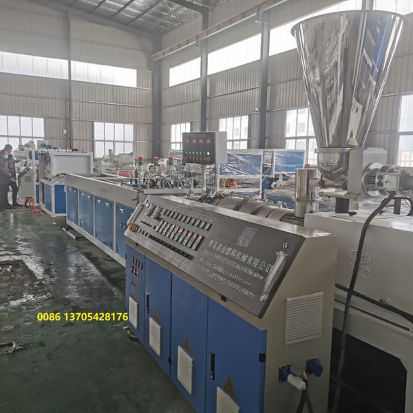 High Speed PVC Dual Electricity Conduit Pipe Extrusion Production Line for 6000 KG