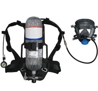 Self-Contained Firefighting Respirator with Positive Pressure Air