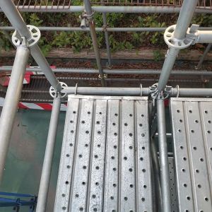 Industrial Hot dip Galvanized Ringlock System Scaffolding for Construction Works