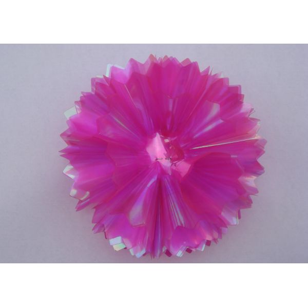 4" PET fancy ribbon bow for Christmas Holiday decoration and promotion