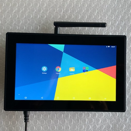 Buy IP65/IP66 7 Inch Embedded Android Wall Touch Panel PC With 2RS232 6USB at wholesale prices