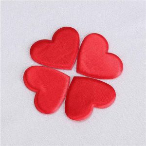 Quality Heart Applique Crafts Flat Padded For Valentines Day Gift Decoration for sale
