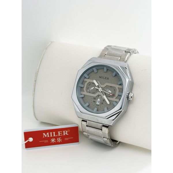 OEM Sports And Business Style Mens Stainless Steel Band Quartz Watch With Analog And Digital Display