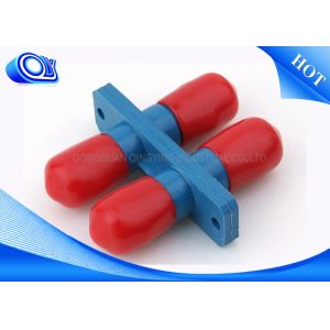 China Blue Duplex ST Fiber Optic Adapter on sale