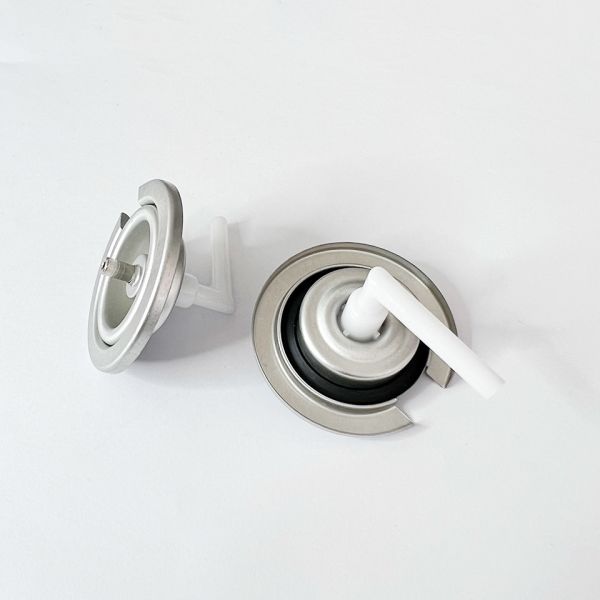 Buy 25.4mm Camping Butane Gas Valve For Straight Wall Aerosol Tin Cans at wholesale prices