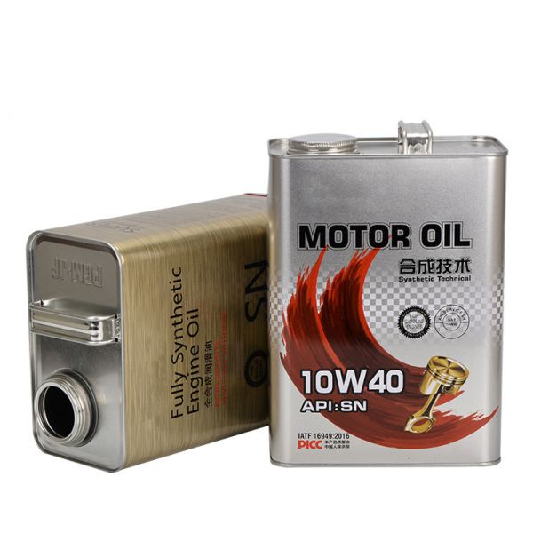 Buy 500ML 946ML Stainless Steel Engine Oil Tin Can Offset Printing at wholesale prices