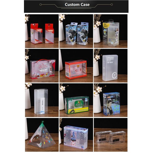 Printed Eco Friendly Plastic Packaging PVC PET PP Semi Transparent Box