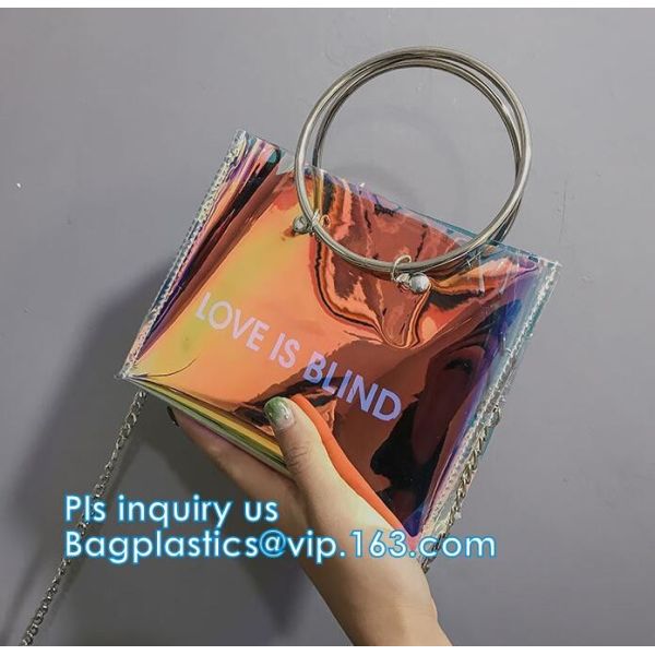 Fashion Women handbag Transparent PVC Clear Beach single shoulder bag,woman handbag, PVC handbag ladies women tote bag