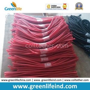 Transparent Red/Solid Black Retractable 3M Full Stretchy Coiled Ropes